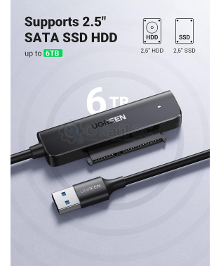 Adaptador SATA a USB